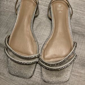 Flat special occasion sandal only worn for 5 hrs at my wedding.